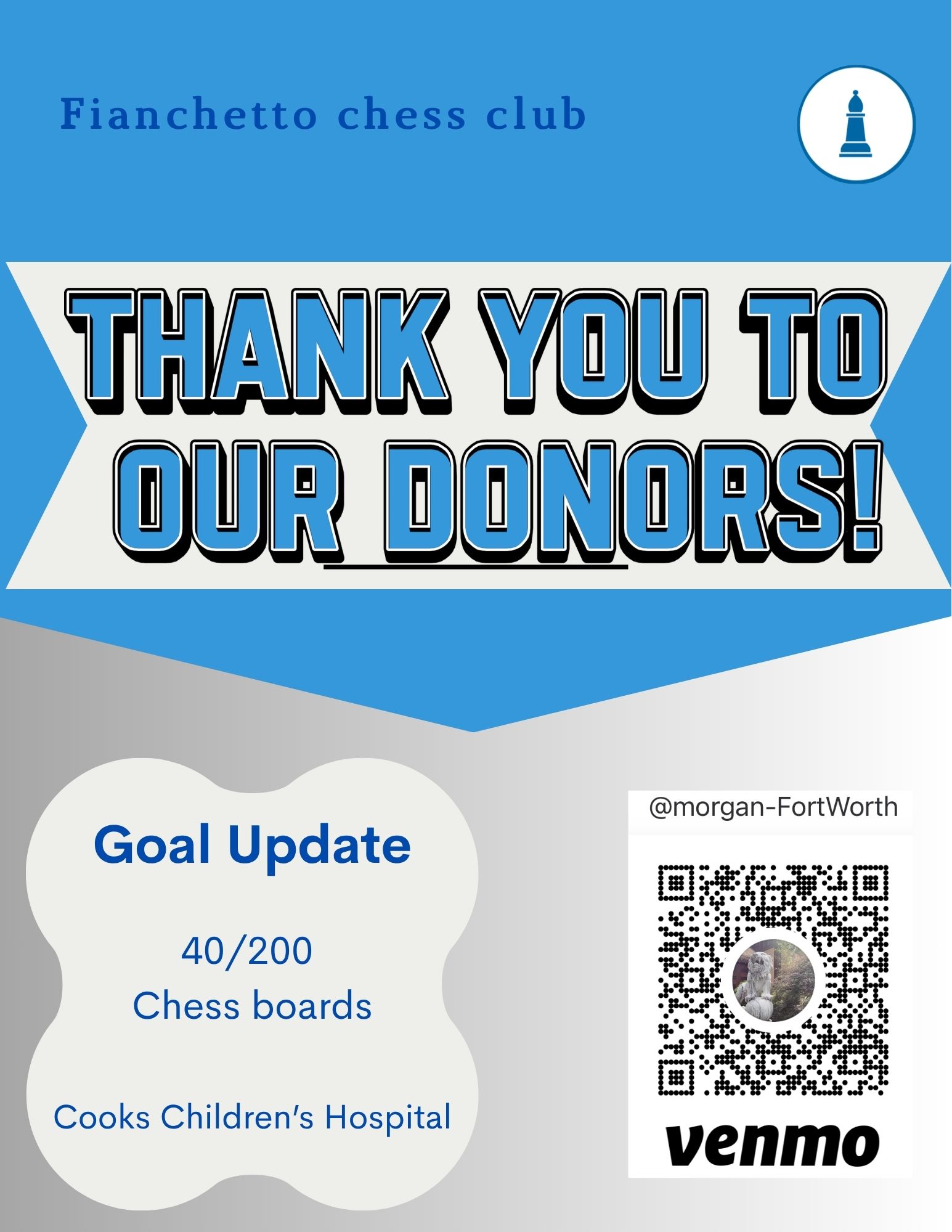 Charity event: volunteers teaching chess